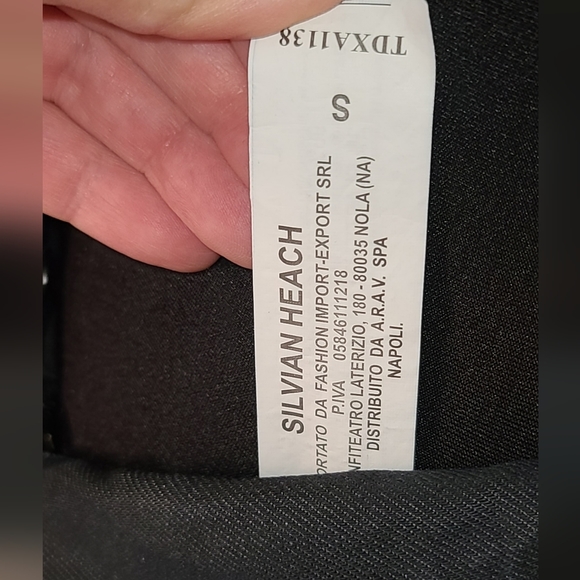 SILVIAN heach , mini denim skirt with cargo pockets size S - Picture 11 of 13